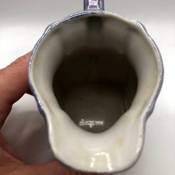 Lusterware Creamer Pitcher Hand Painted Floral - Picture 7 of 10